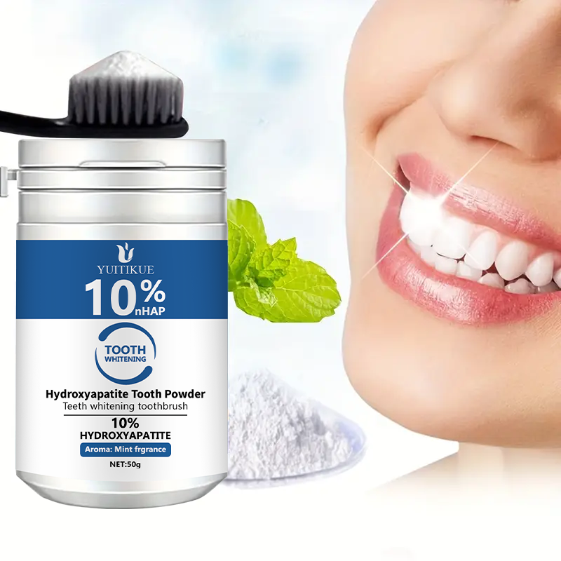 Teeth Whitening Ingredients - YUTIKUE 10% nHAP Pó de Dentes
