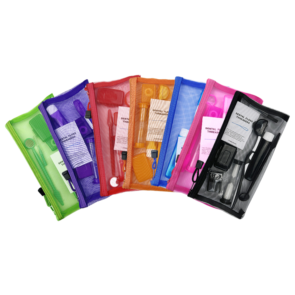 Teeth Whitening With Braces - 8 pçs/set ortodôntico kit escova de