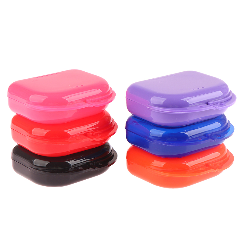 Teeth Whitening Trays - Caixa de Armazenamento para Dentaduras, Estojo