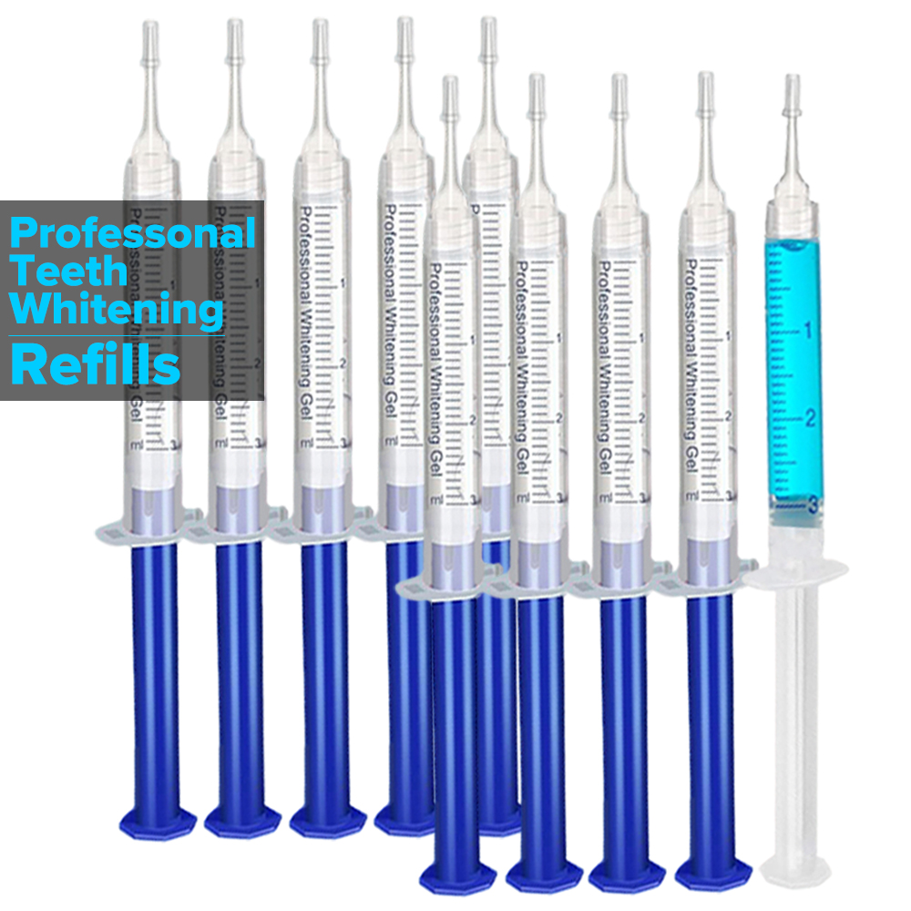 Teeth Whitening Gel Peroxide - Seringa de recarga de gel para