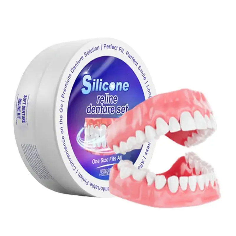 Teeth Whitening With Braces - Conjunto de dentadura de silicone caber