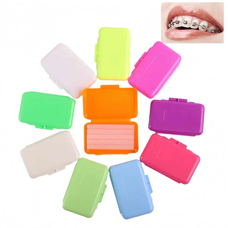 Teeth Whitening With Braces - 10 unidades de cera ortodôntica para