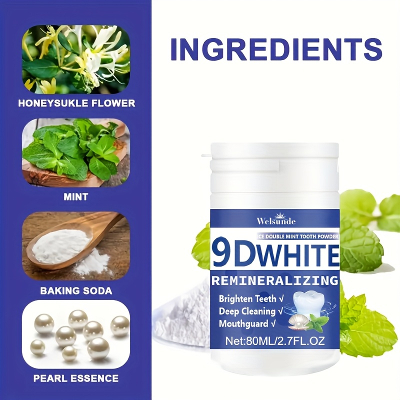 Pó de dente hidroxapatite remo - Teeth Whitening Ingredients avaliação e preço