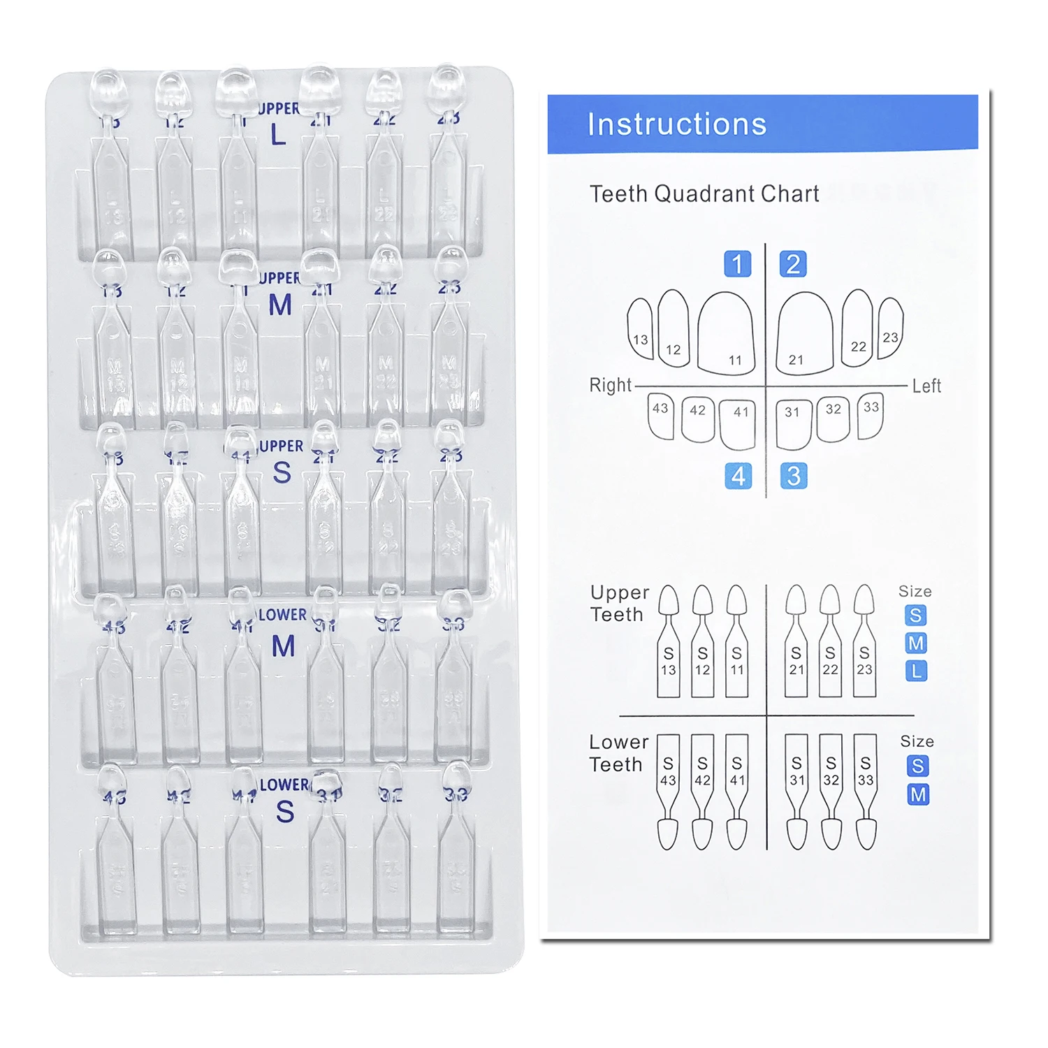 32 pçs/set kit de molde folhea - Teeth Whitening Zoom avaliação e preço