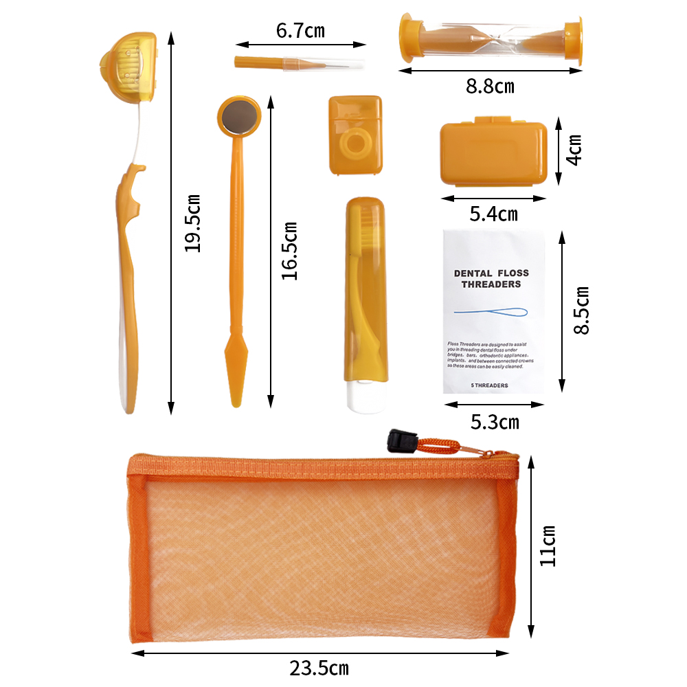 8 pçs/set ortodôntico kit esco - Teeth Whitening With Braces avaliação e preço