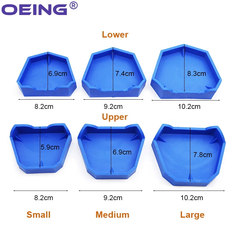 2/6 pçs modelo dental base de  - Teeth Whitening Trays avaliação e preço