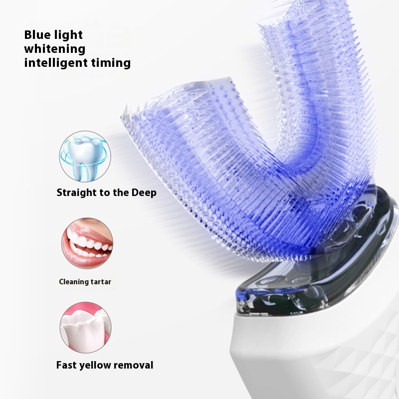 Escova de dentes elétrica em f - Teeth Whitening Light Kit avaliação e preço