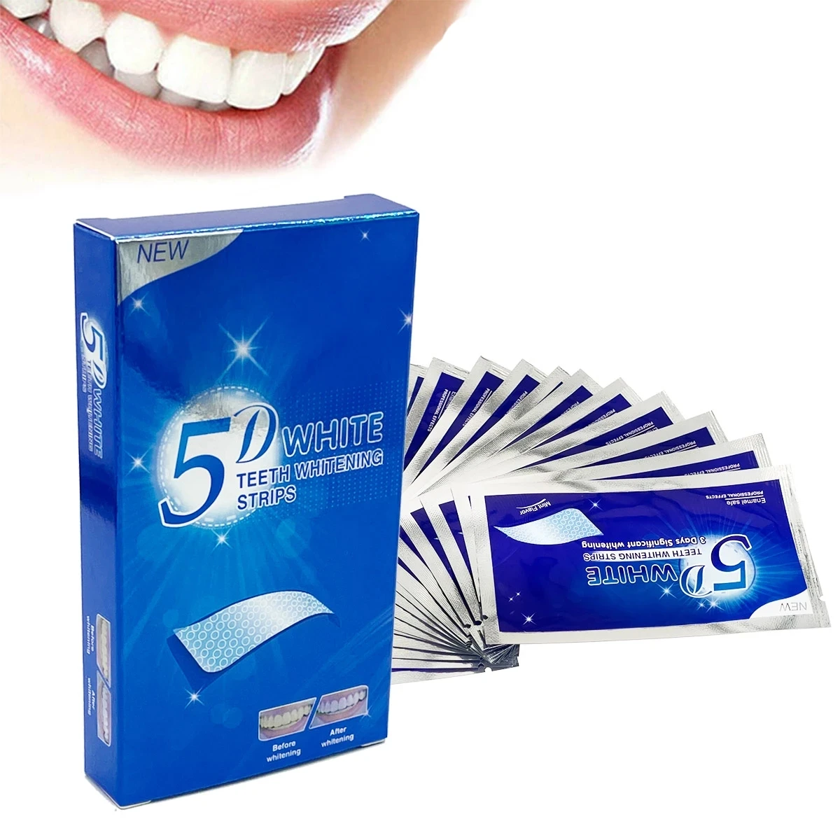 Tiras de Gel Clareador Dental  - Teeth Whitening Gel Peroxide avaliação e preço
