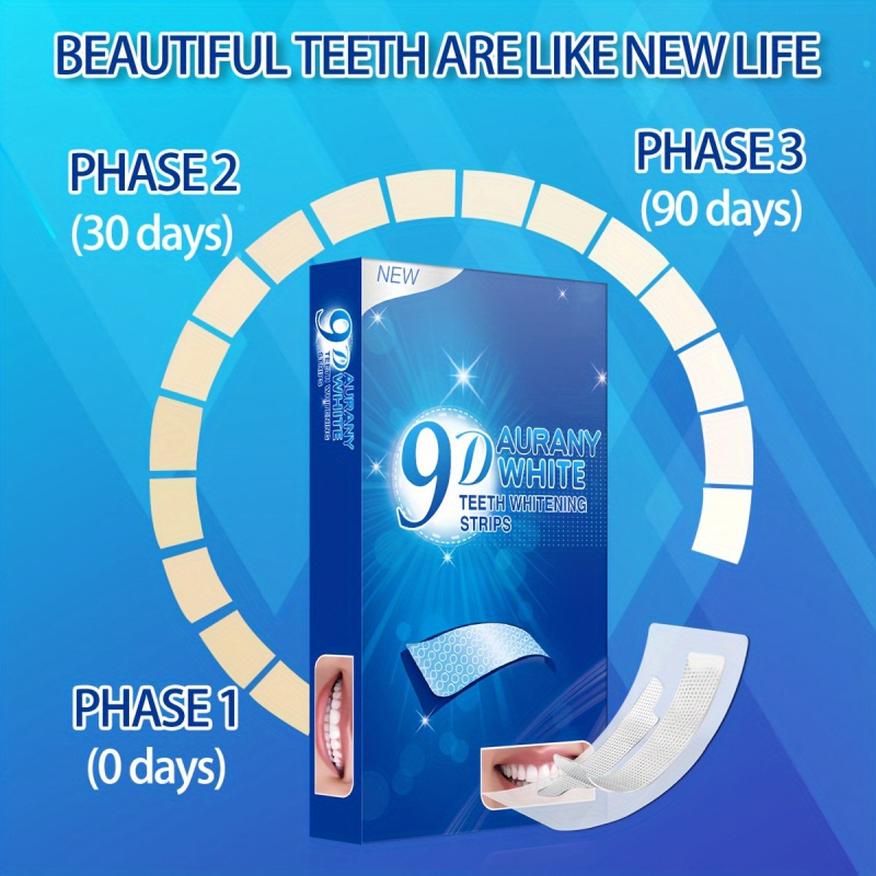 21 pares de tiras de clareamen - Teeth Whitening Gel Peroxide avaliação e preço