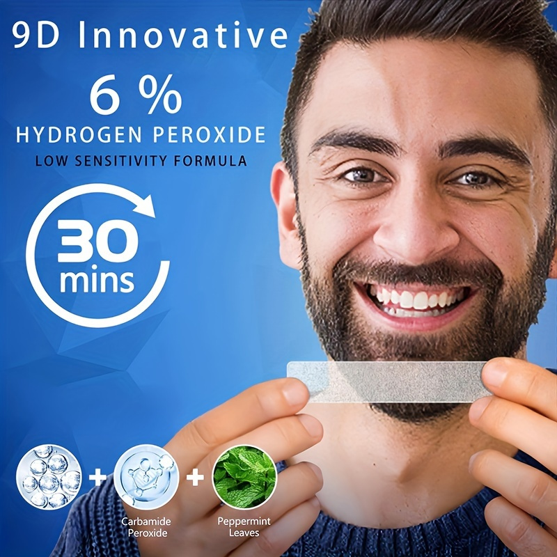 21 pares de tiras de clareamen - Teeth Whitening Gel Peroxide avaliação e preço