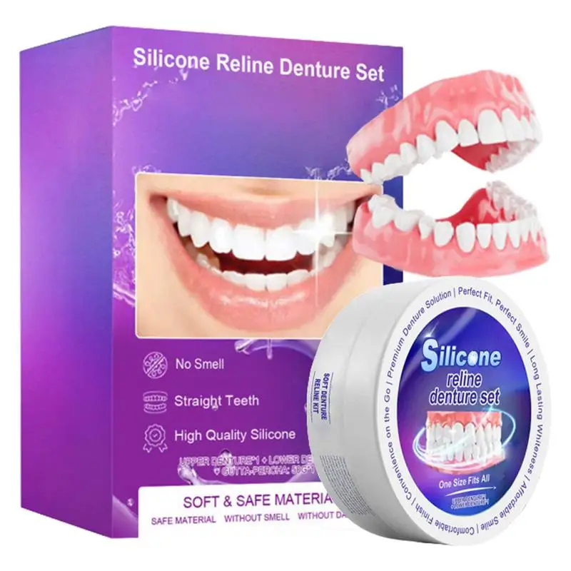 Conjunto de dentadura de silic - Teeth Whitening With Braces avaliação e preço