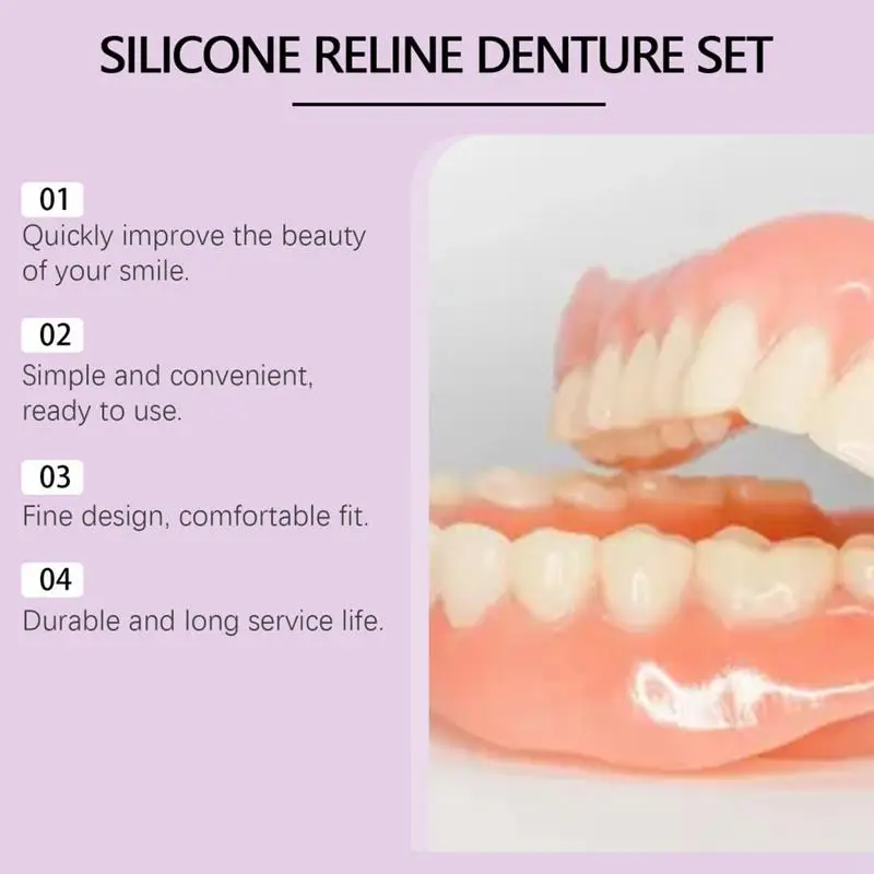 Conjunto de dentadura de silic - Teeth Whitening With Braces avaliação e preço