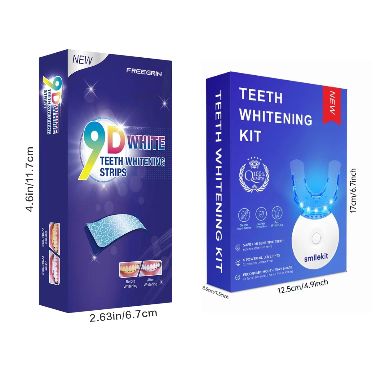 Kit de branqueamento de dentes - Teeth Whitening Gel Peroxide avaliação e preço