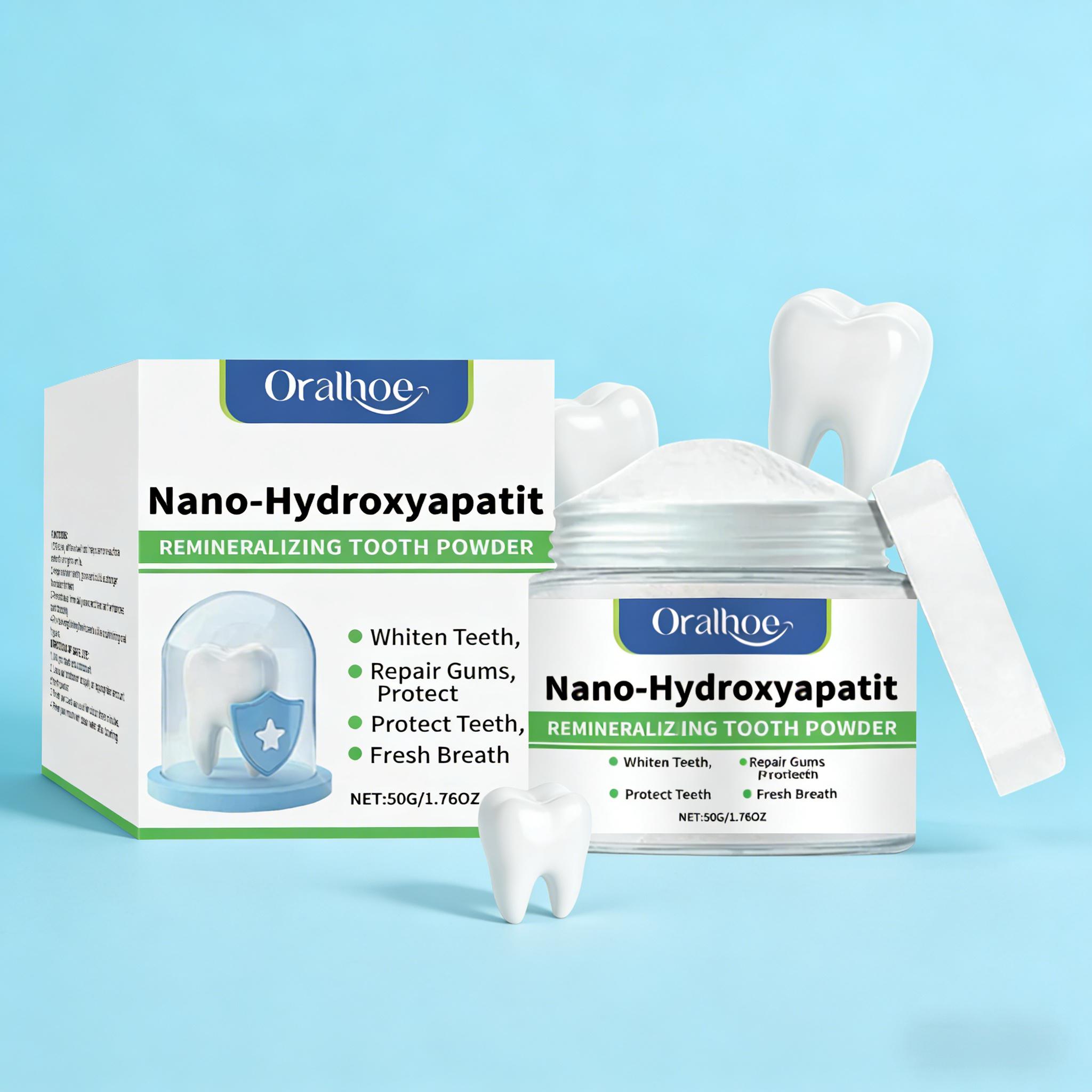 Pó Dental Clareador Oralhoe: L - Teeth Whitening Ingredients avaliação e preço