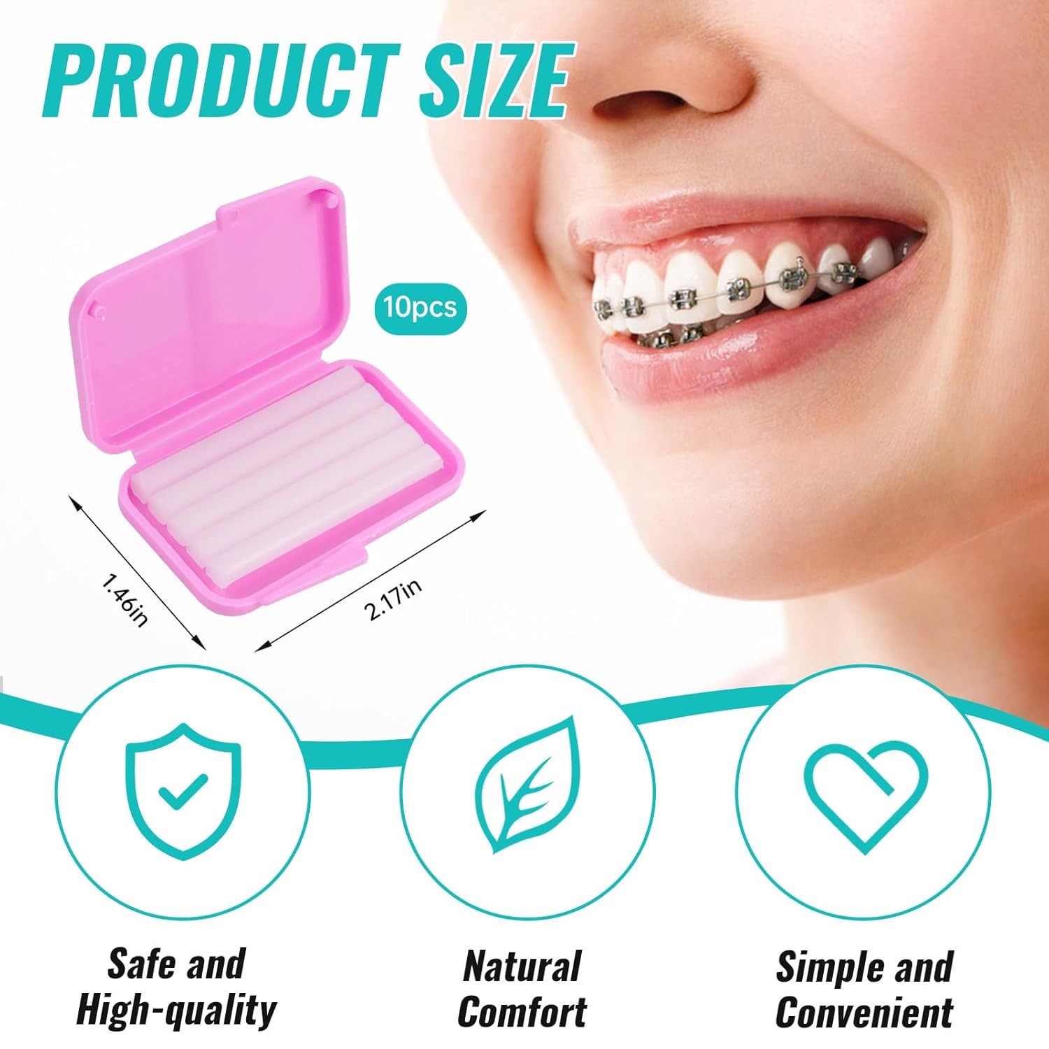 10 caixas de cera ortodôntica  - Teeth Whitening With Braces avaliação e preço