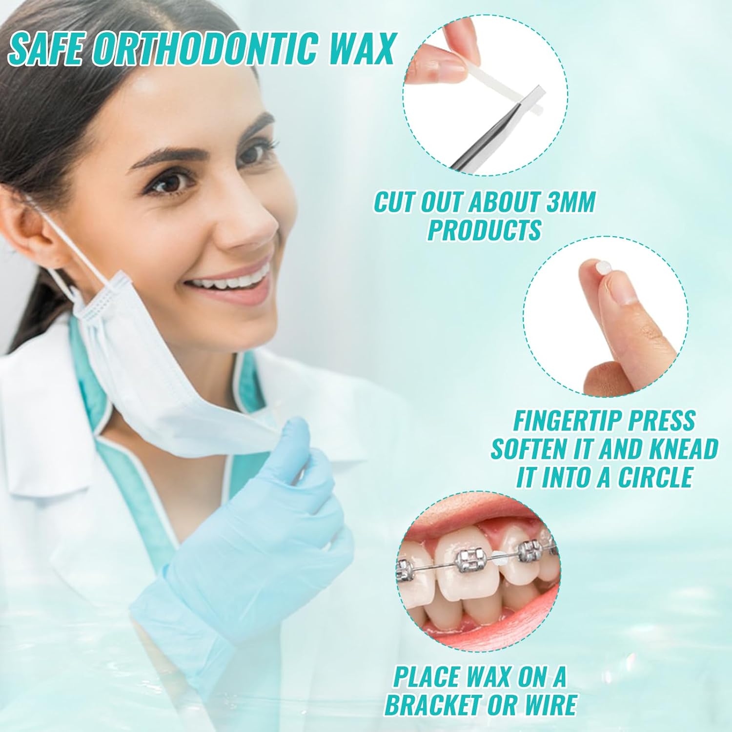 10 caixas de cera ortodôntica  - Teeth Whitening With Braces avaliação e preço