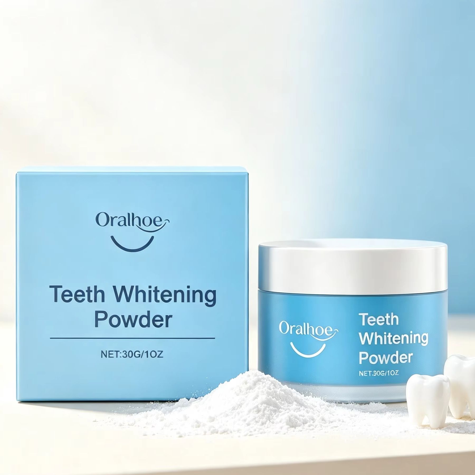 Pó Dental Oralhoe para Escovaç - Teeth Whitening Ingredients avaliação e preço