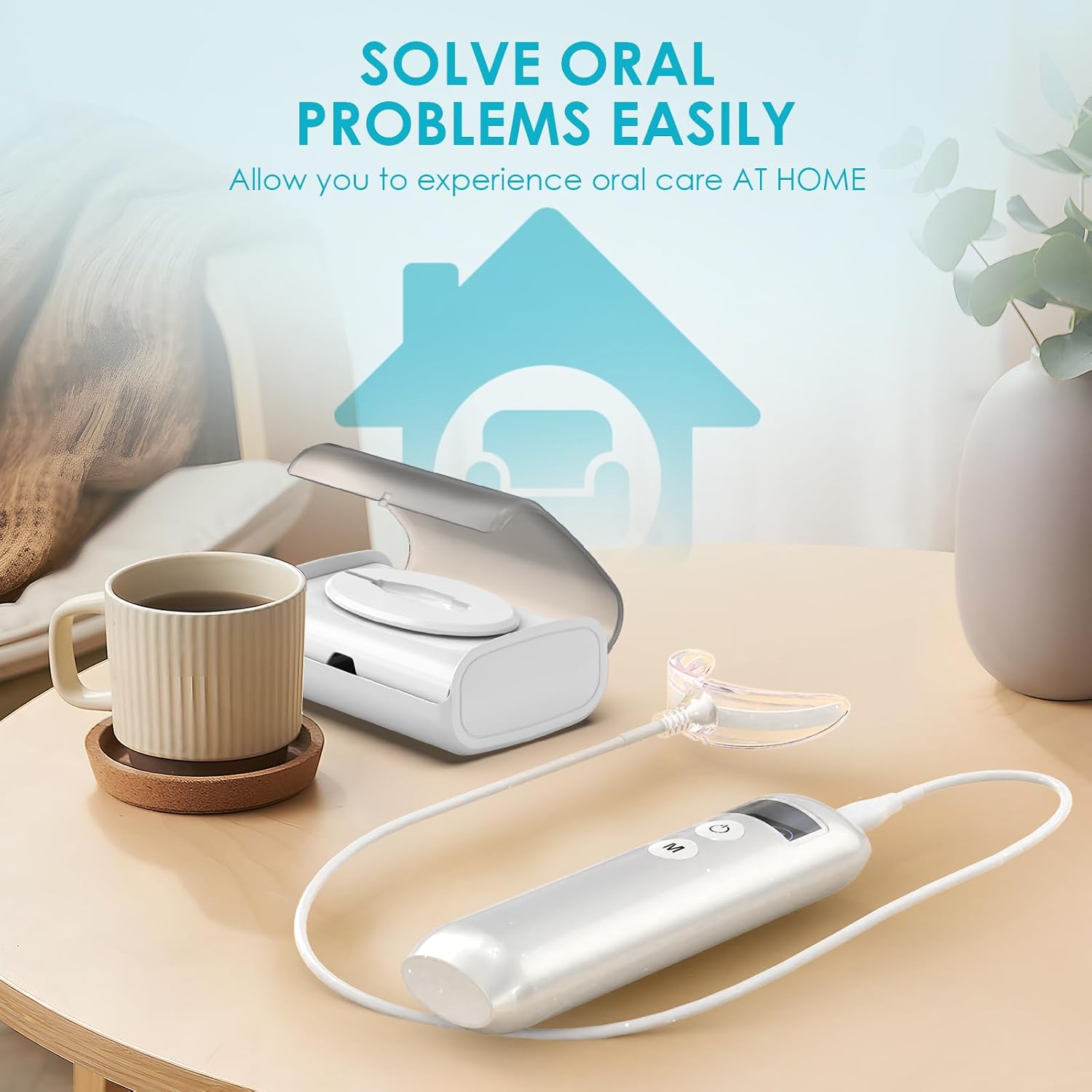 Acelerador de Clareamento Dent - Teeth Whitening Kit With Light avaliação e preço