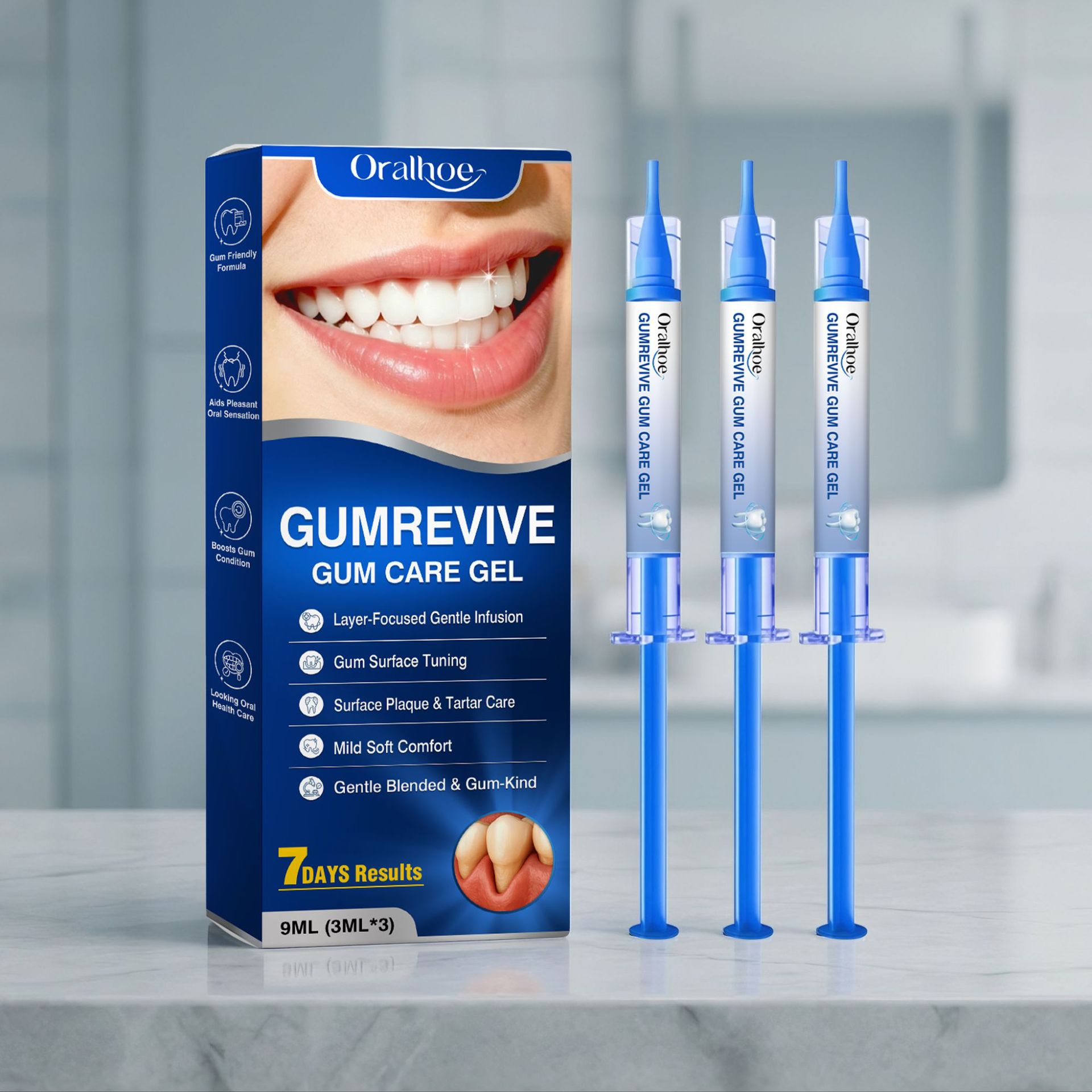 Gel para Cuidado Oral 3 Peças, - Teeth Whitening Gel Peroxide avaliação e preço