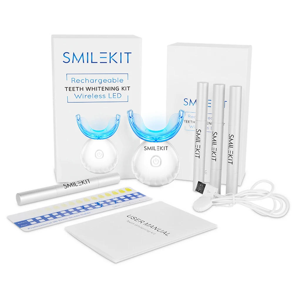 Kit de clareamento dental dos  - Teeth Whitening Gel Peroxide avaliação e preço