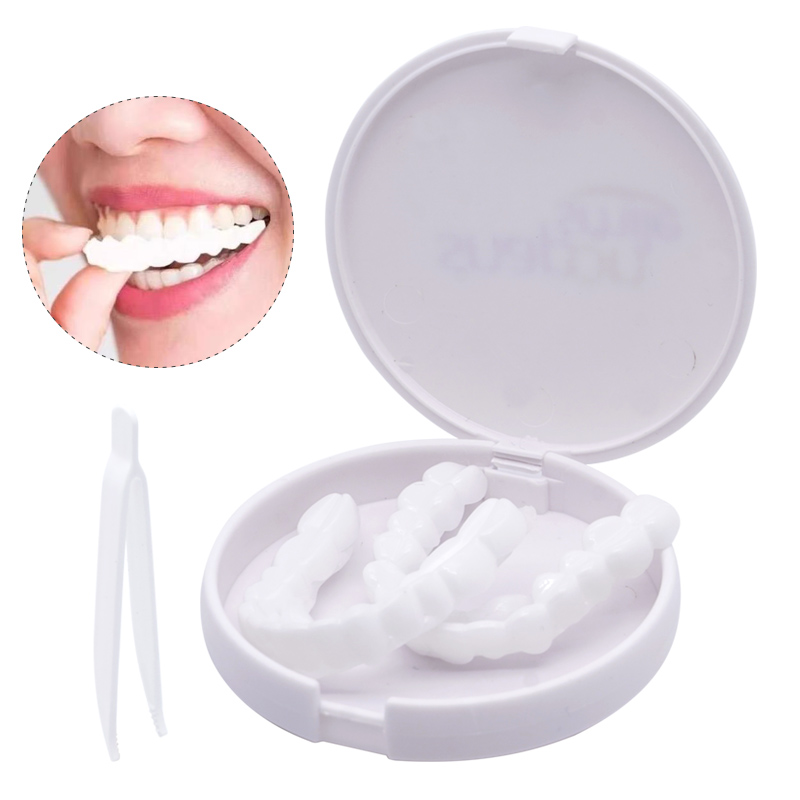 Kit de dentes falsos para dent - Teeth Whitening With Braces avaliação e preço