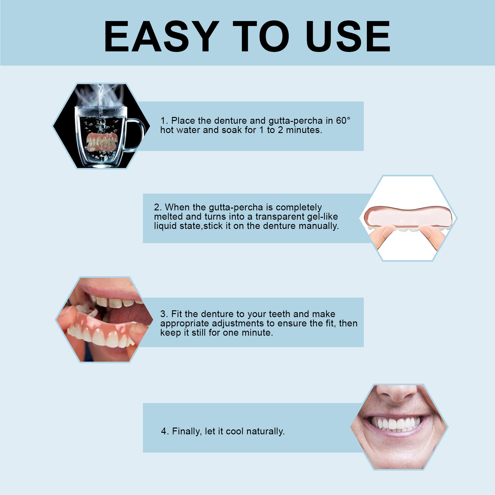 Conjunto de Dentaduras de Sili - Teeth Whitening With Braces avaliação e preço