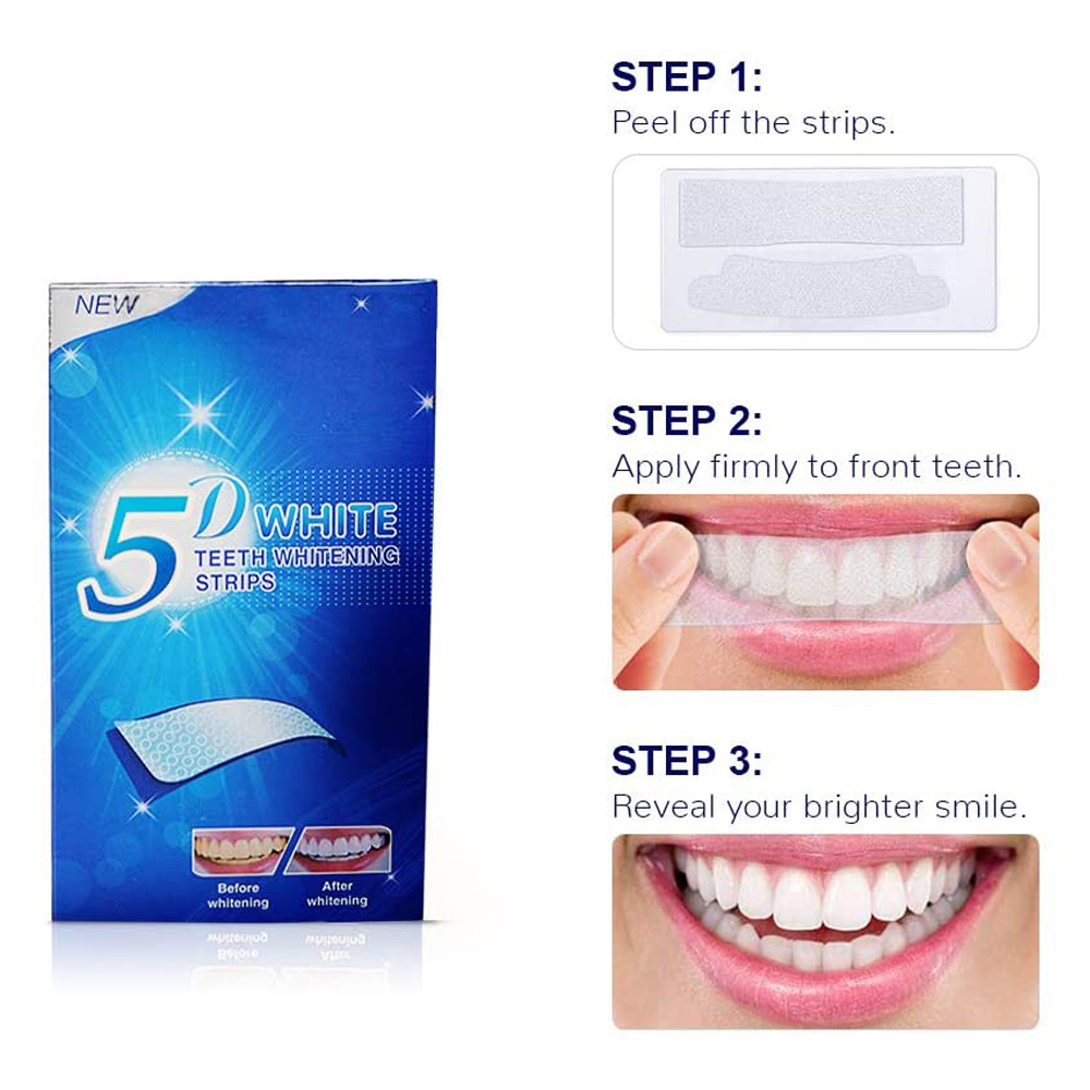 Kit de Clareamento Dental 5D c - Teeth Whitening Gel Peroxide avaliação e preço